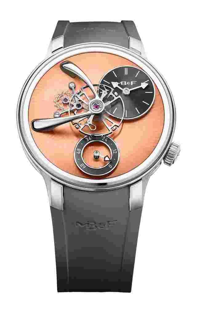 MB&F
  
          LM101 EVO Ti Salmon