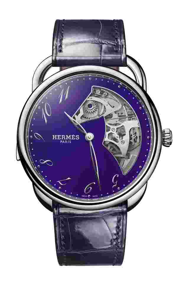 Hermès
  
          Arceau Samarcande Blue Minute Repeater