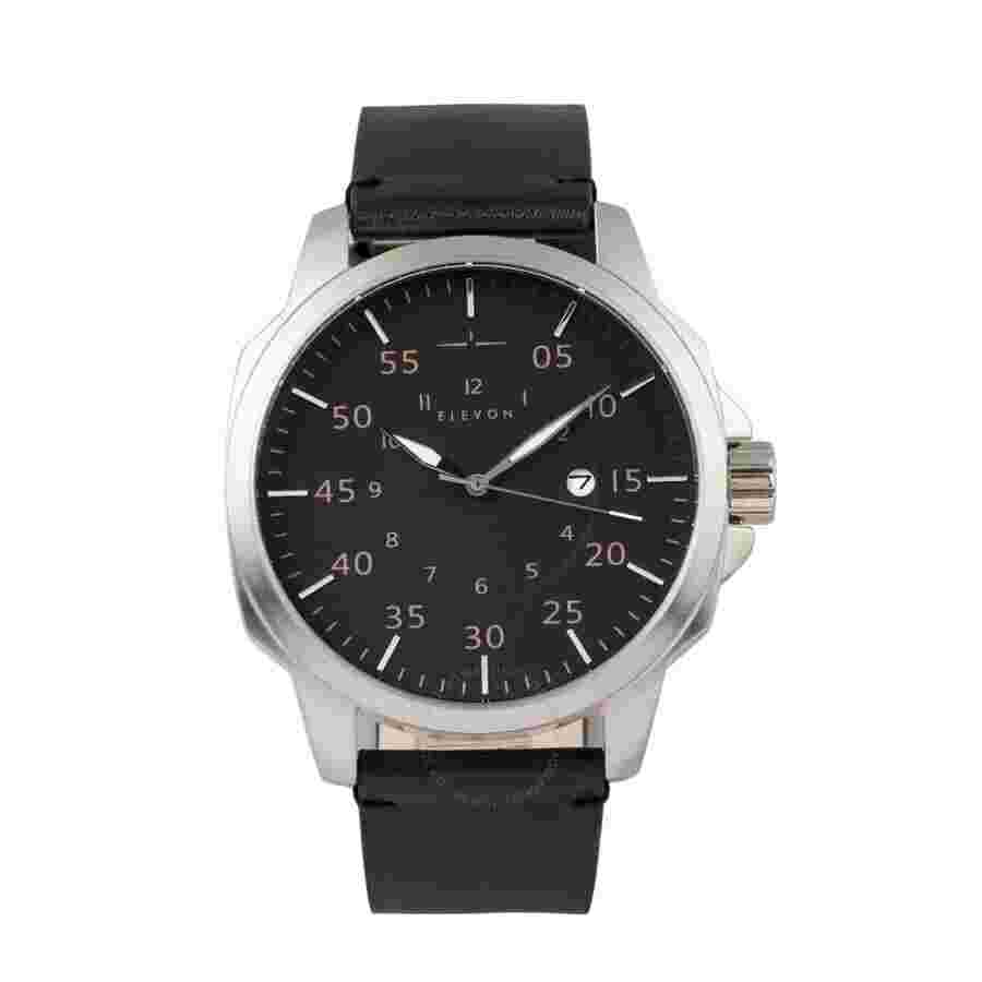 Elevon Hughes Black Dial Men's Watch ELE101-2