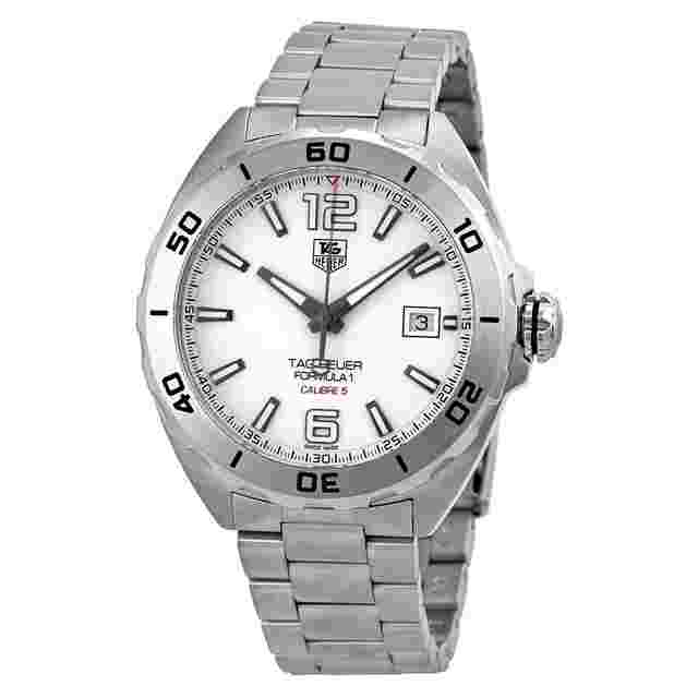 Tag Heuer Formula 1 Automatic White Dial Men's Watch WAZ2114.BA0875