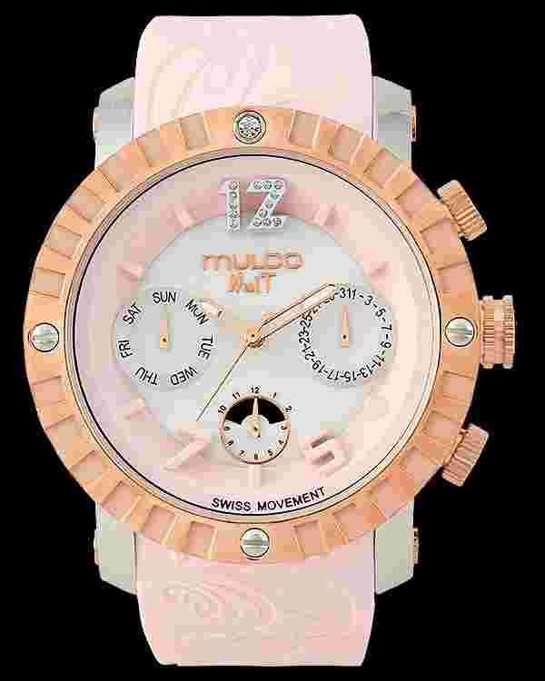 Mulco Unisex MW5-1876-813 Fashion Analog Swiss Movement Silicone Band Watch