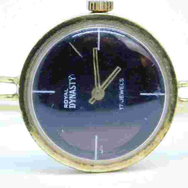 Vintage ROYAL DYNASTY Wind-up Women's Watch Sz. 5 1/2" Doesn't Keeps Time