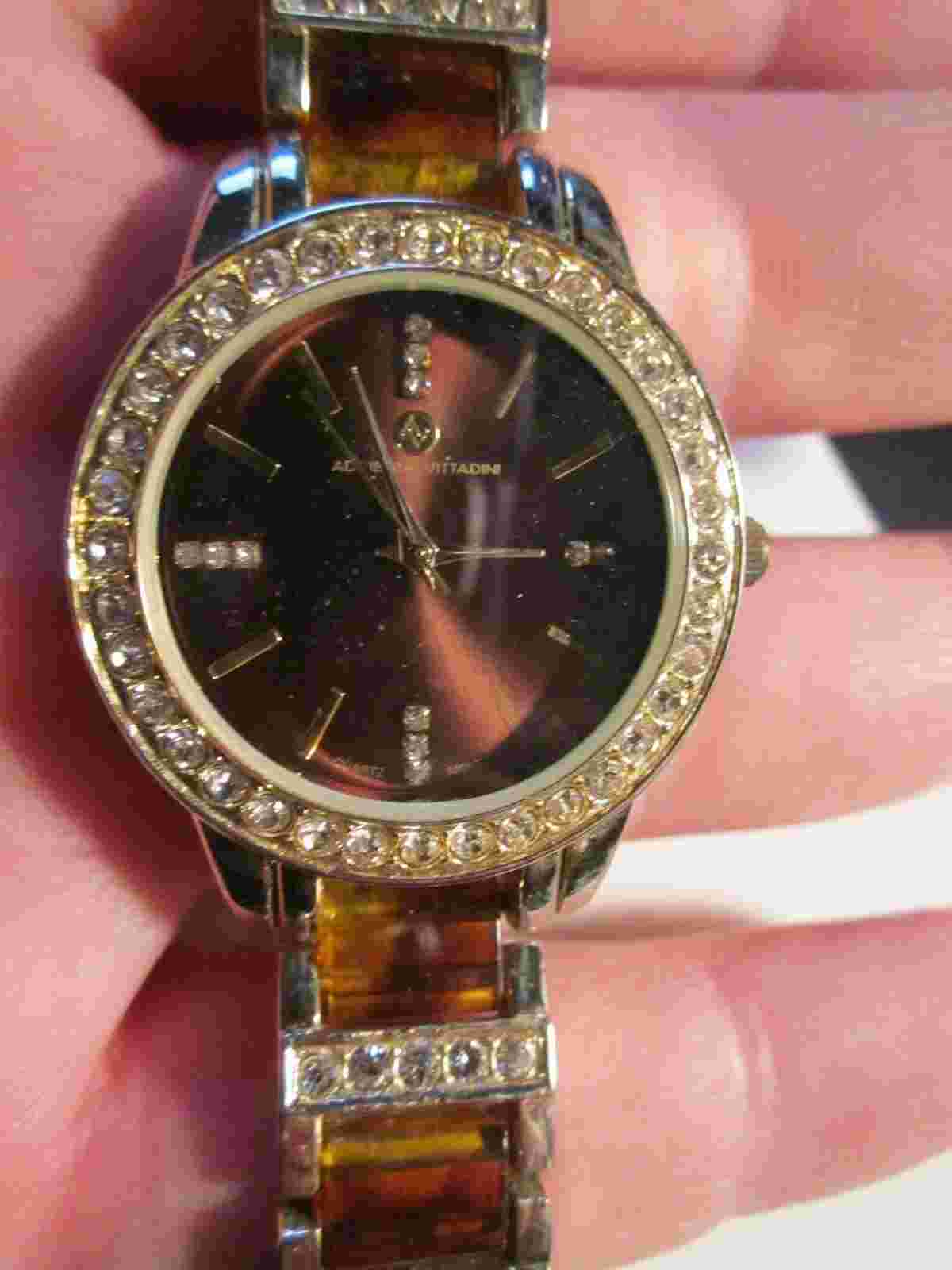 ADRIENNE VITTADINI WATCH COVERED IN CRYSTALS - BBA36