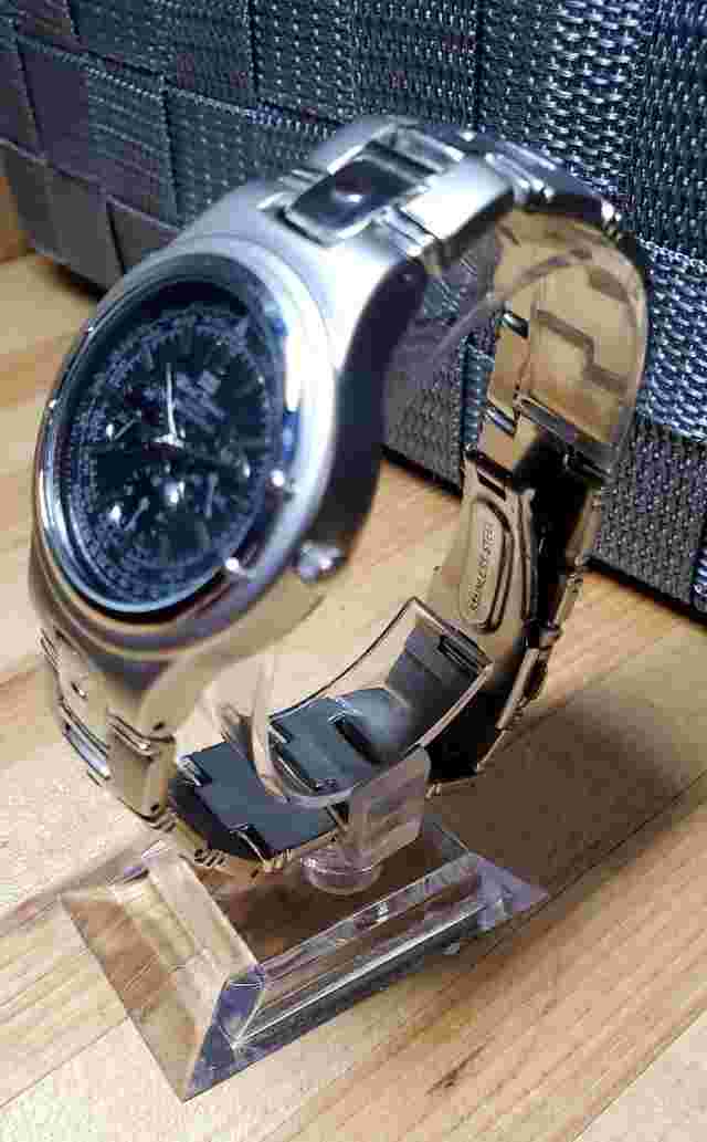 Mark Naimer Black Face Stainless Quartz Men’s Watch Water Resistant New