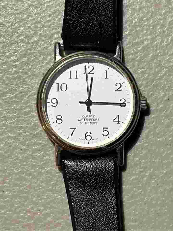 HONORA COLLECTION Watch Black Leather Band