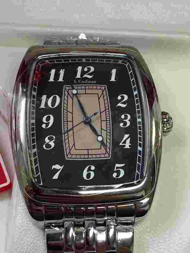 NEW IN BOX S. Coifman SC0449 Mens Watch NEW BATTERY!