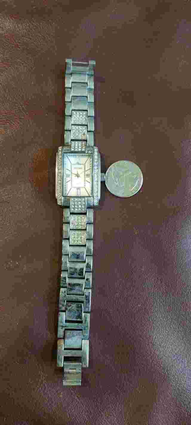 R.J. GRAZIANO Analog Silver Toned Quartz Hand Watch