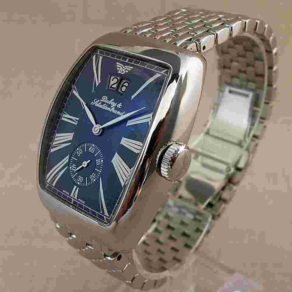 Dubey & Schaldenbrand Aerodyn Date ADST/ST/BLW/BD Blue Dial Auto 35mm Box Set