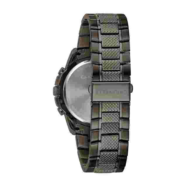 New Bulova Caravelle Men's Black Dial Chronograph Watch 45A142 - Free Shipping
