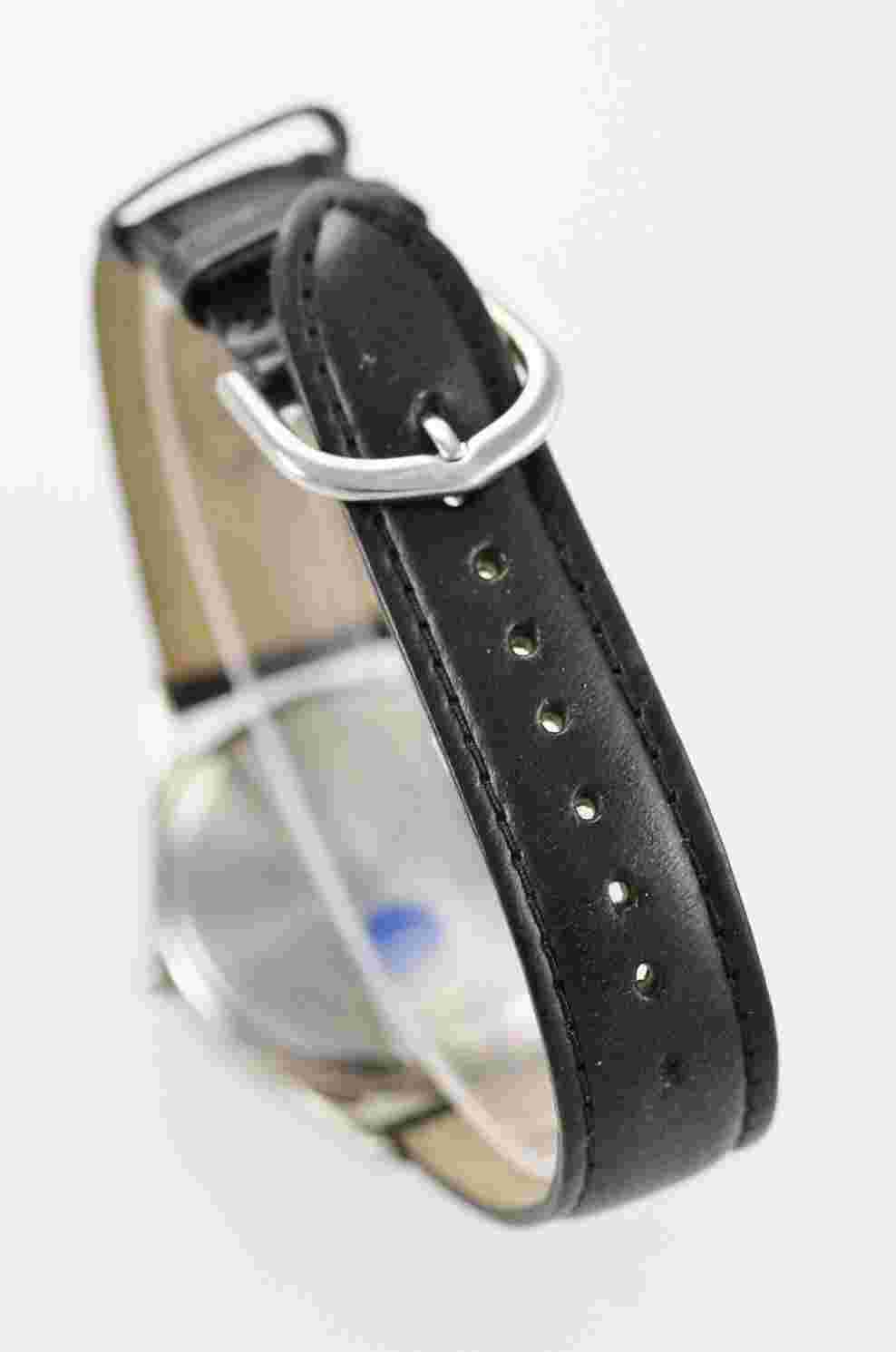 Relic Watch Mens Dale Earnhardt Stainless Steel Silver Gold Black Leather Quartz
