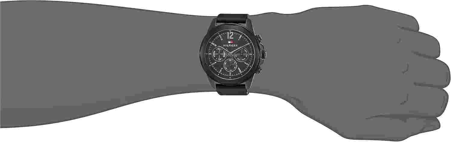 [Tommy Hilfiger] Watch LARS 1792061 Men's Black