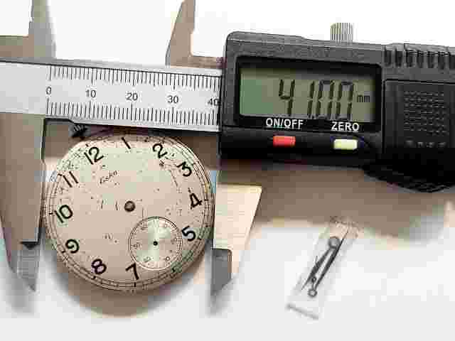 Eska cal. Felsa Old Pocket Watch Movement for Replacement Working Well