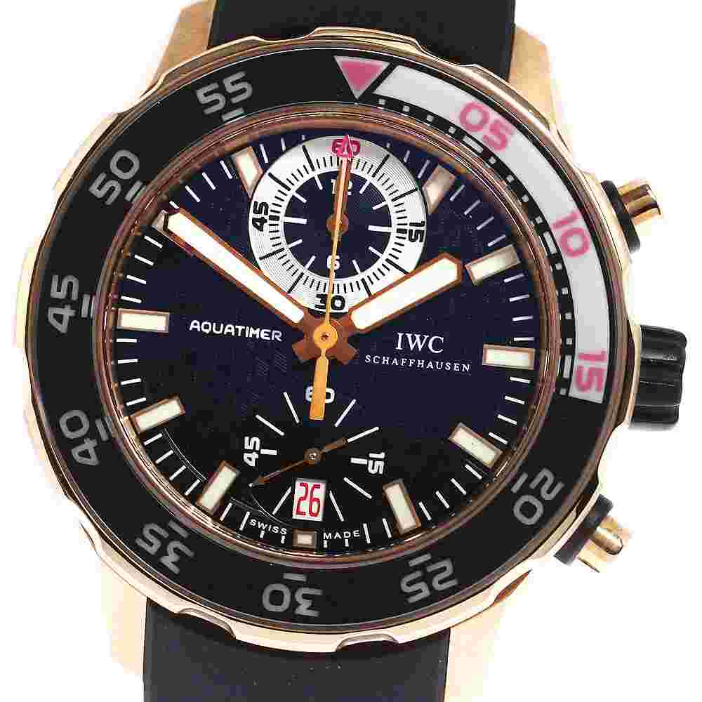 IWC Aquatimer Men's Black Watch - IW376903