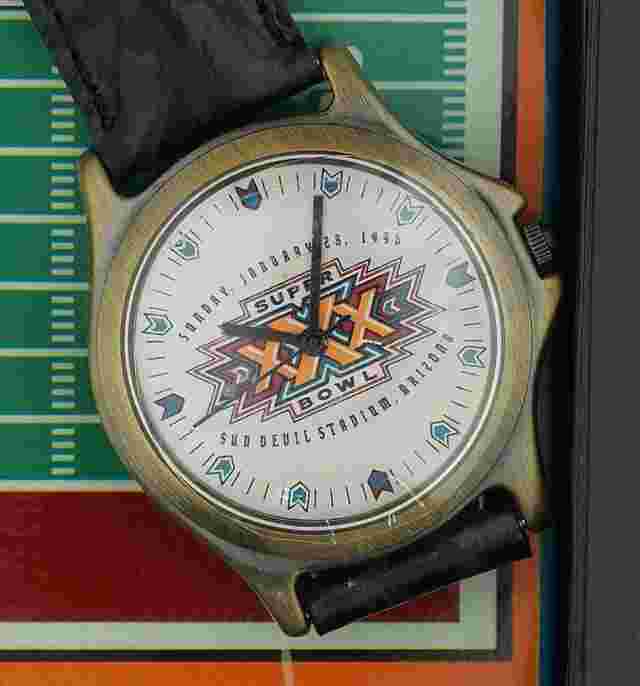 Super Boxl XXX NFL Football Novelty Character Watch in Original Box