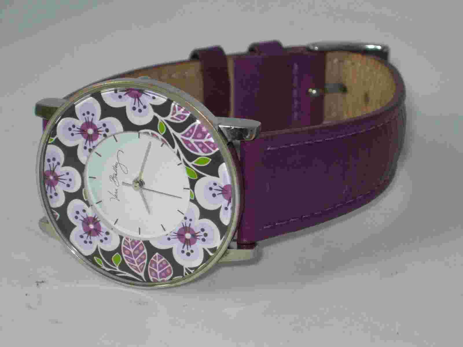 Vera Bradley Watch Plum Petals Women's Very NICE