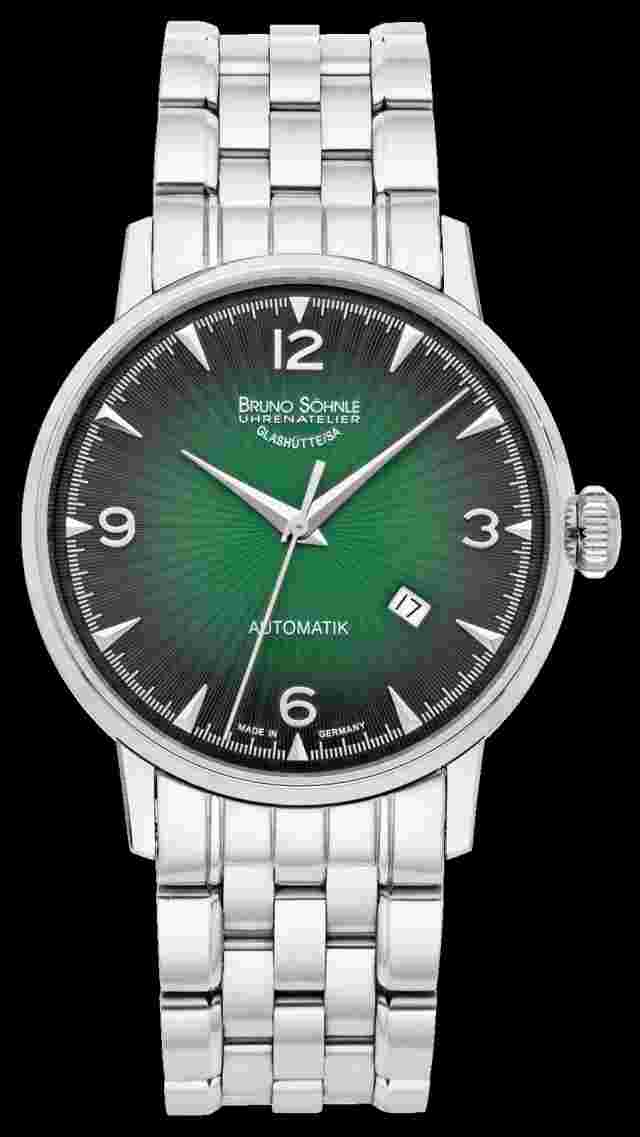 Bruno Söhnle Glashütte Stuttgart Automatik II Big Wristwatch Made in Germany 17-