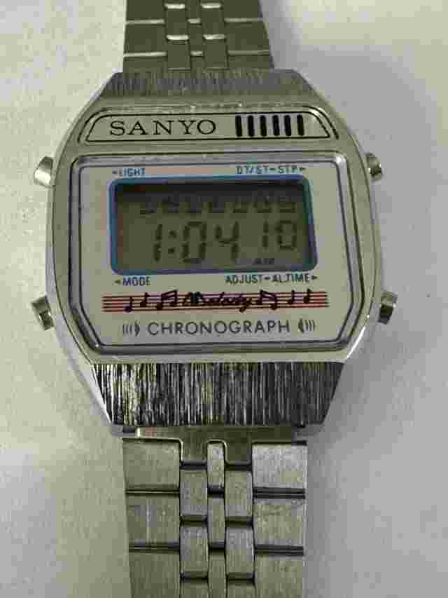 Vintage 1980’s  Sanyo Digital Watch Chronograph