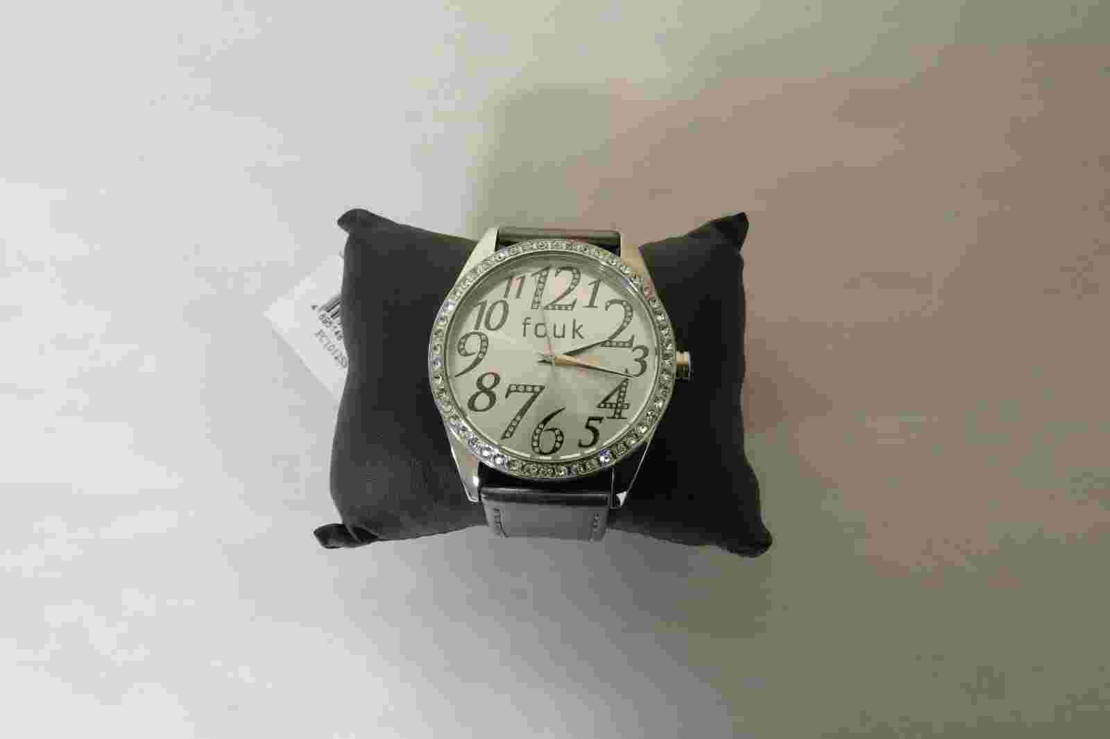 FCUK FRENCH CONNECTION CLASSIC LEATHER STRAP LADIES WATCH FC1012SS