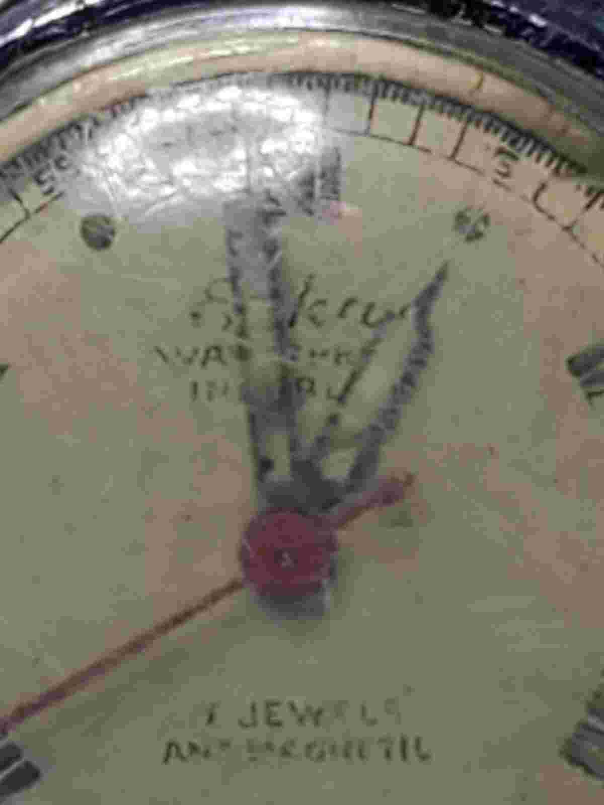 VINTAGE ESKA  SCREWBACK 17J MANUAL  WIND ROMAN DIAL REPAIR