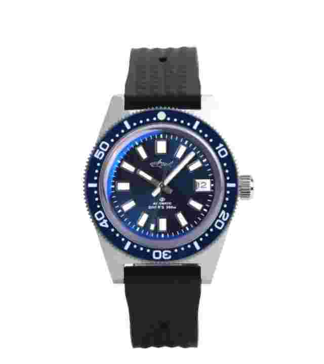 Sharkey Blue Diver 62 Mas Watch NH35A Automatic Mens 300m Waterproof Sapphire