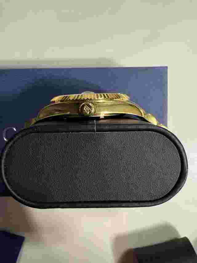 CADISEN Men's Fully Automatic Mechanical Watch Day Date Gold MINT!