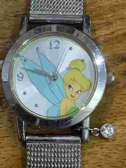 Cute Disney SII MU1348 Tinkerbell Quartz Ladies Mesh Bracelet Watch-27mm-Works