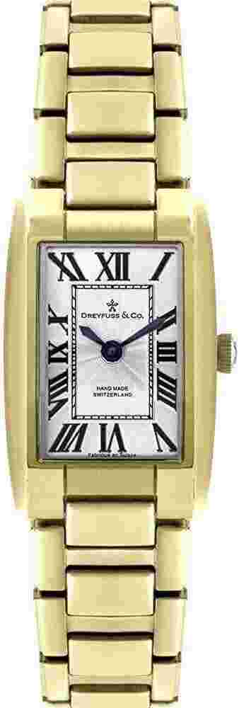 Dreyfuss DLB00053/01 Ladies Gold Tone Hand Made Swiss Quartz Watch RRP £725