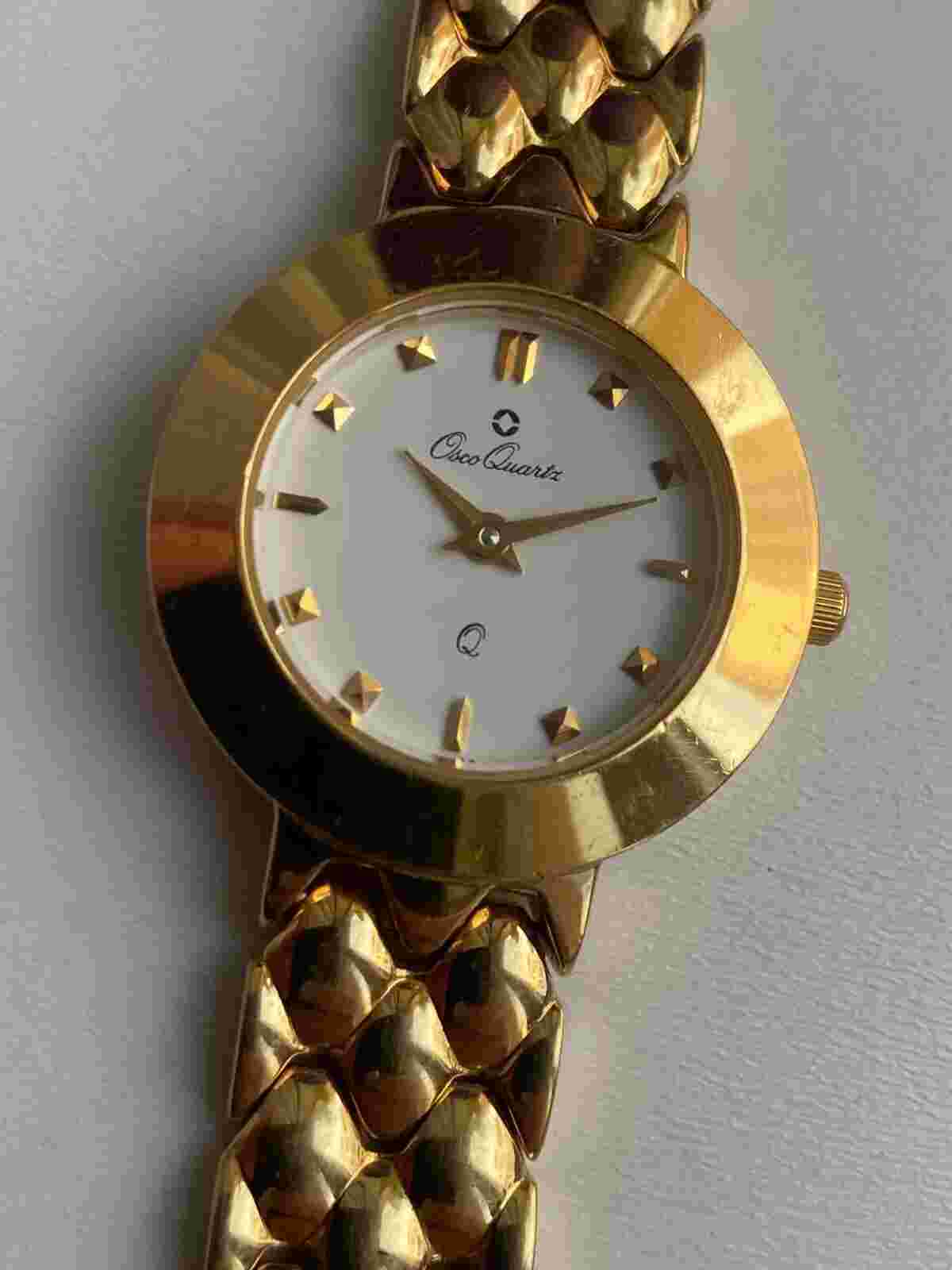 Vintage RARE WOMen LADY WATCH OSCO QWARTZ CAL ETA 002 005 1 JEWEL TOP