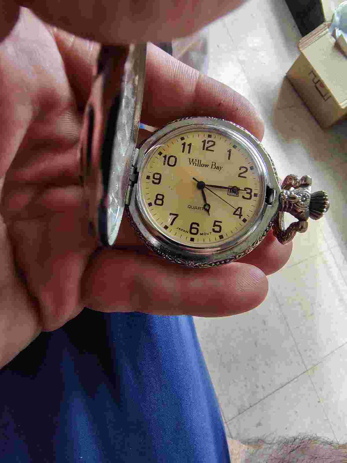 willow bay pocket watch
