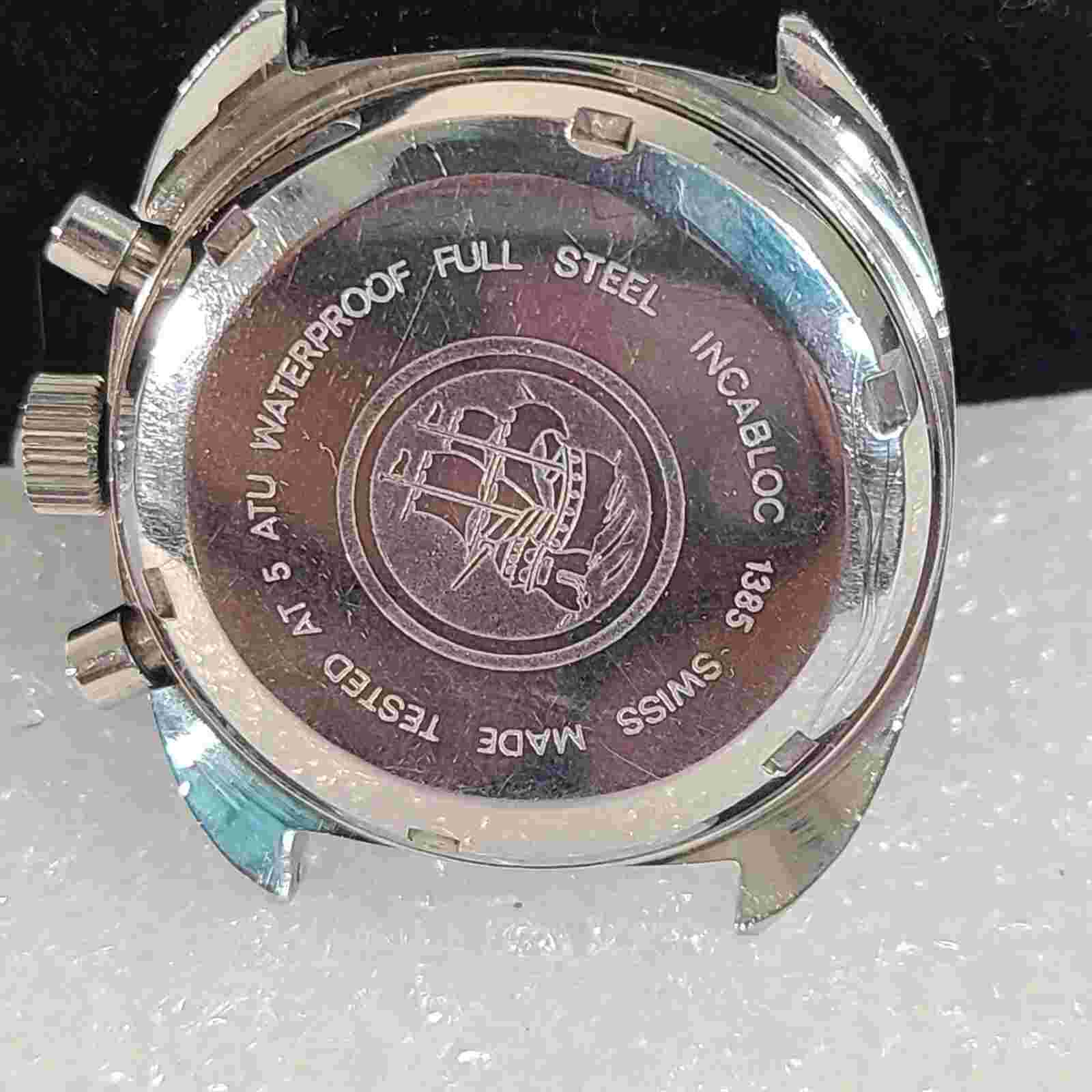 Vintage Gigandet Wakmann Superwaterproof Chronograph - Valjoux 7734 Rare