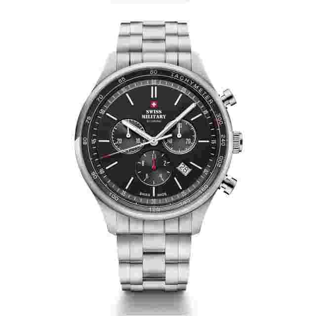 (AGJ) Swiss Military Chronograph Quartz Wrist Watch