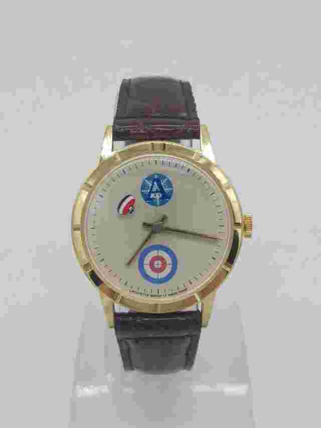 Special Limited Edition Lafayette 1970's Curling Swiss Made Manual Winding Watch