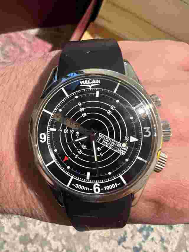 Vulcain Cricket Nautical Men's Watch Box & Papers