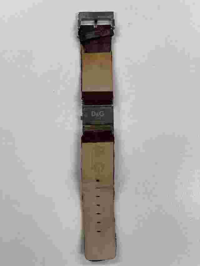 Dolce and Gabbana Stainless Steel and Red Vintage Watch 27mm (untested)
