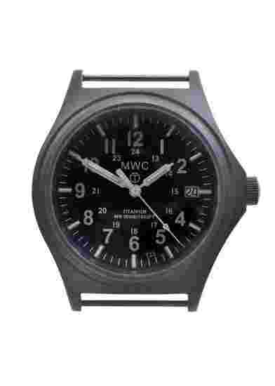 MWC SL23 Combat Elite Quartz Men's Watch Black Dial Round 40mm Analog From Japan