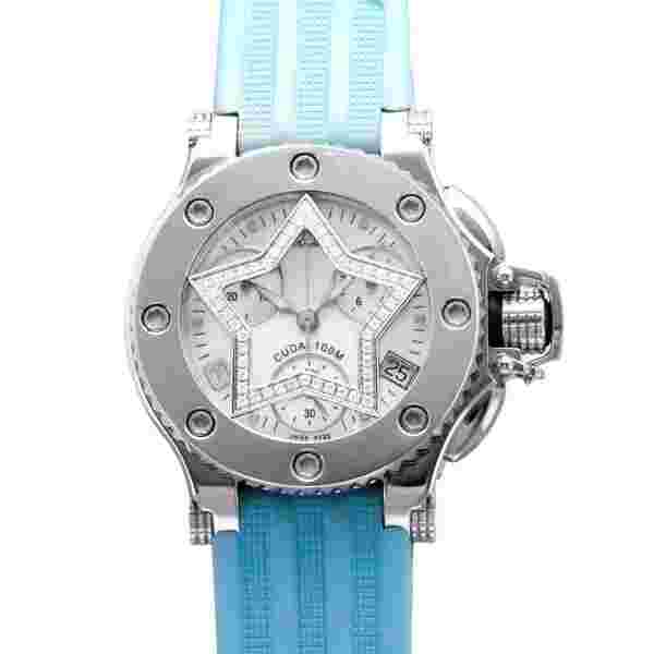 AQUANAUTIC Princess Cuda White Dial Wristwatch Quartz Chronograph Women