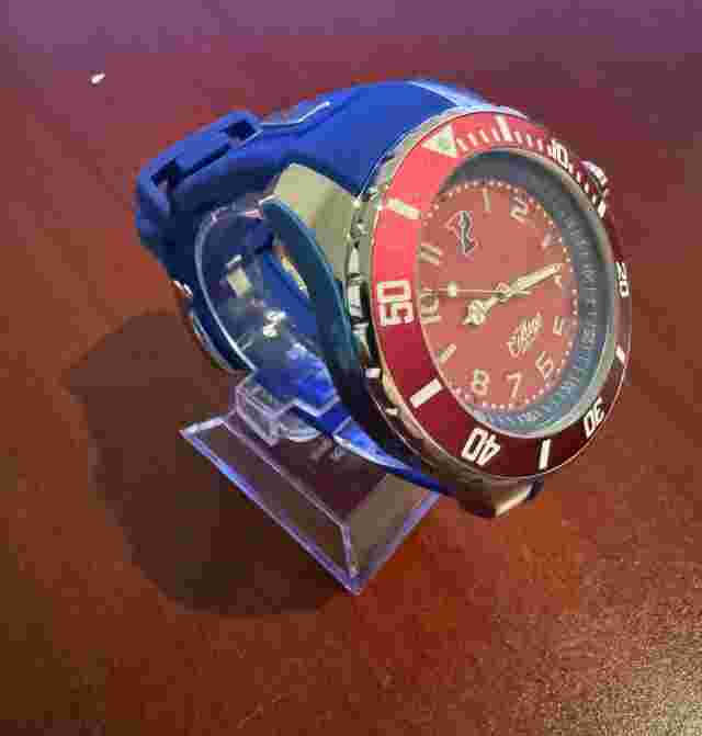 KYBOE!"THE COLLEGE WATCH EDITION" 48MM,BLUE/RED 10 ATM WR, UNISEX ADULT