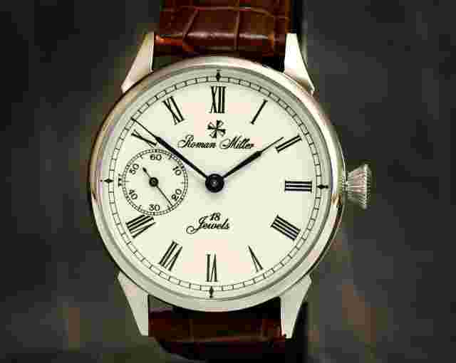 Classic Watch Man Vintage Mens Dress Watch 1900th Antique Man Watch Wrist Miller