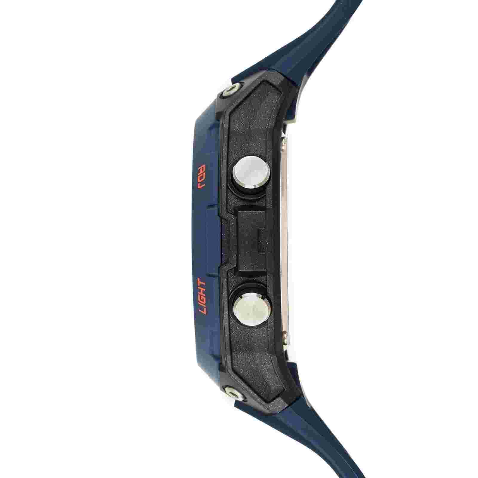 Reebok Thruster Digital Blue Silicon Strap Men Watch RV-THR-G9-PLPL-BS