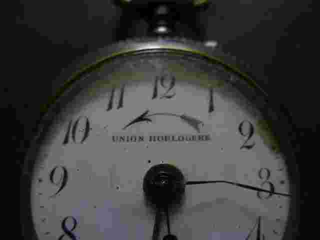 C 1900s Union Horlogere Pocket Watch. 50mm. Hand Wind. Enamel Dial..TLC..