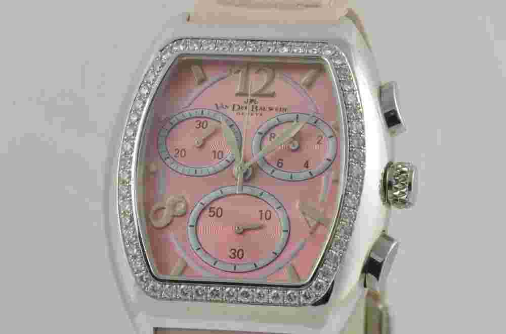Van Der Bauwede Magnum XS Quartz Women's Watch Diamonds Bezel 34MM Mint