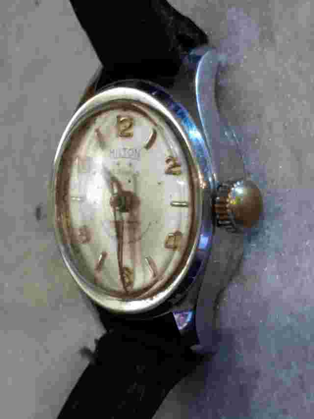 VTG Hilton Ladies  17 Jewel Incabloc Wristwatch - 17 jewels unbreakable main spg