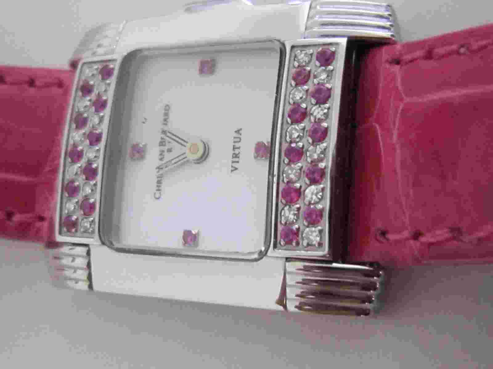 Christian Bernard Women's Stainless Steel Diamond and Sapphire Watch