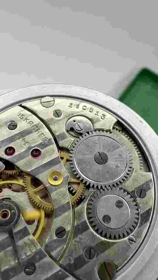 Vintage Soviet Era USSR Watch Salut ChK-6 Ch2Z Factory 1Q-1948 year + Box + Doc