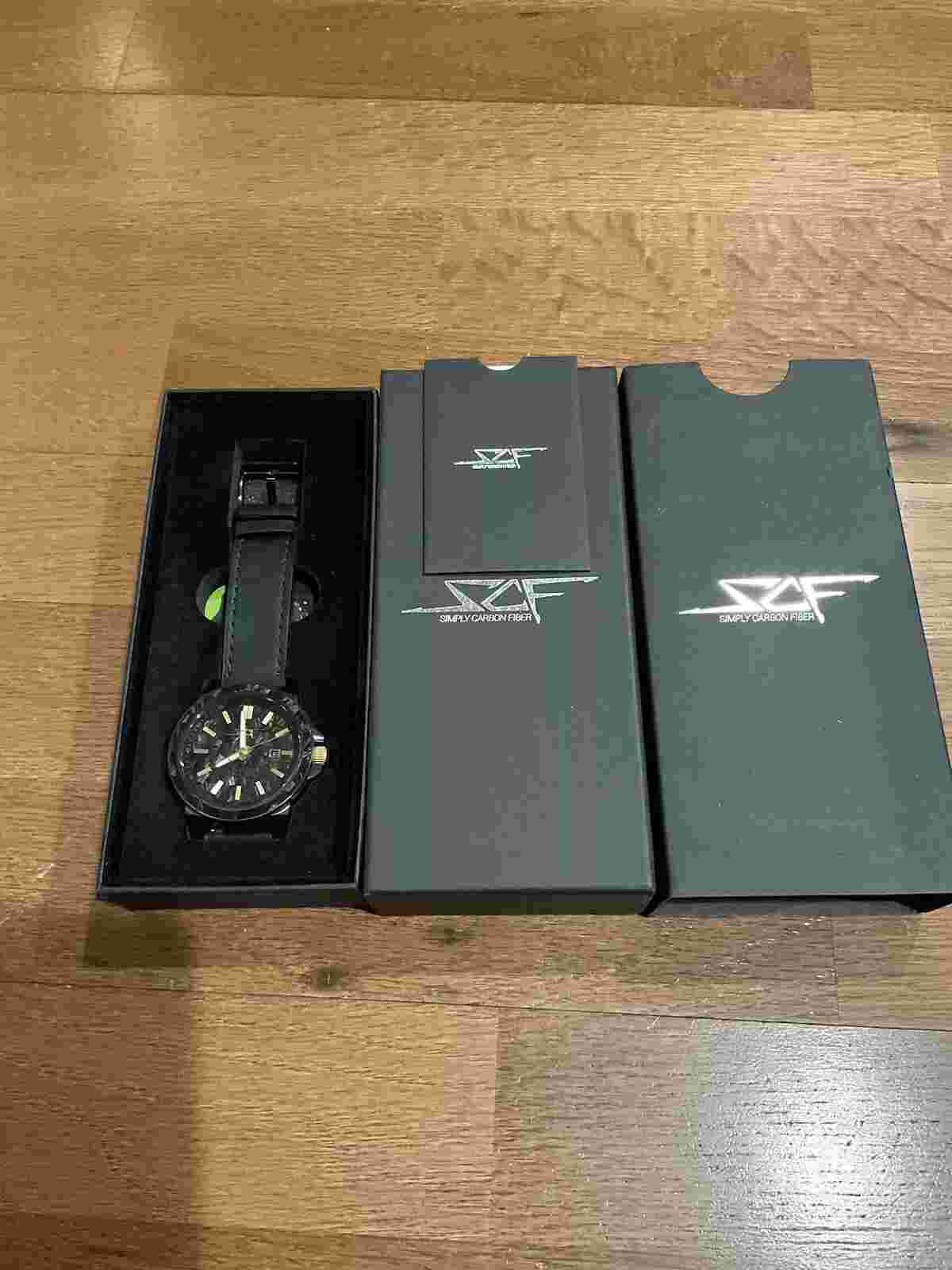 VENOM● APOLLO SERIES FORGED CARBON FIBER WATCH Simply Carbon Fiber