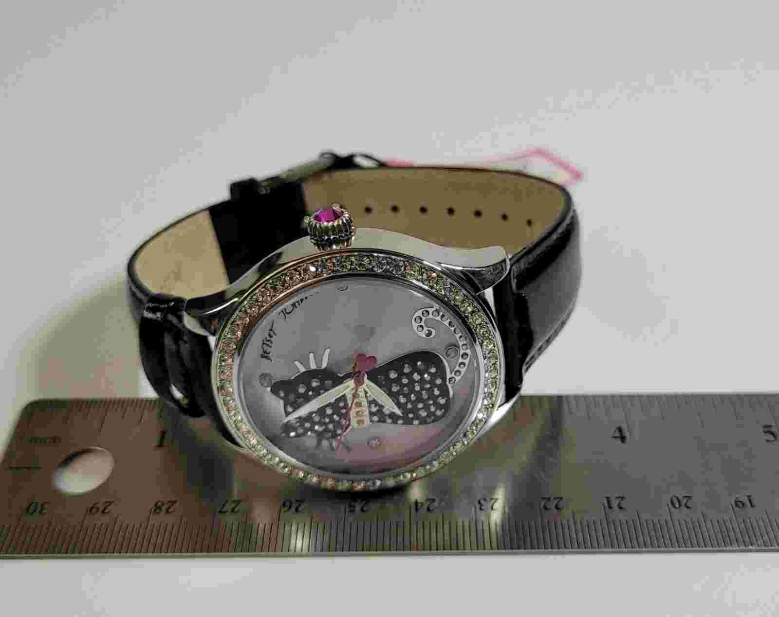 Betsey Johnson Black Cat (seated) Watch