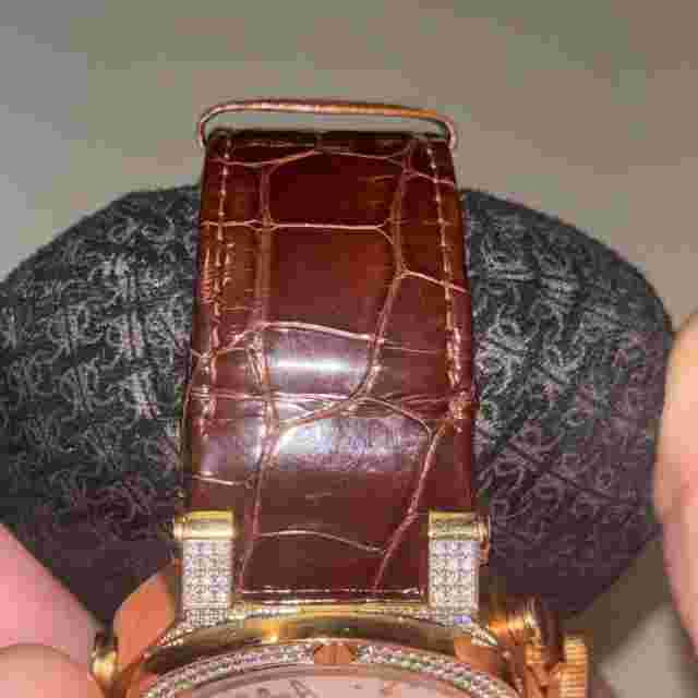 Renato Beast Rose Gold,Alligator &Diamond  Men’s Watch.Limited Production #9/180