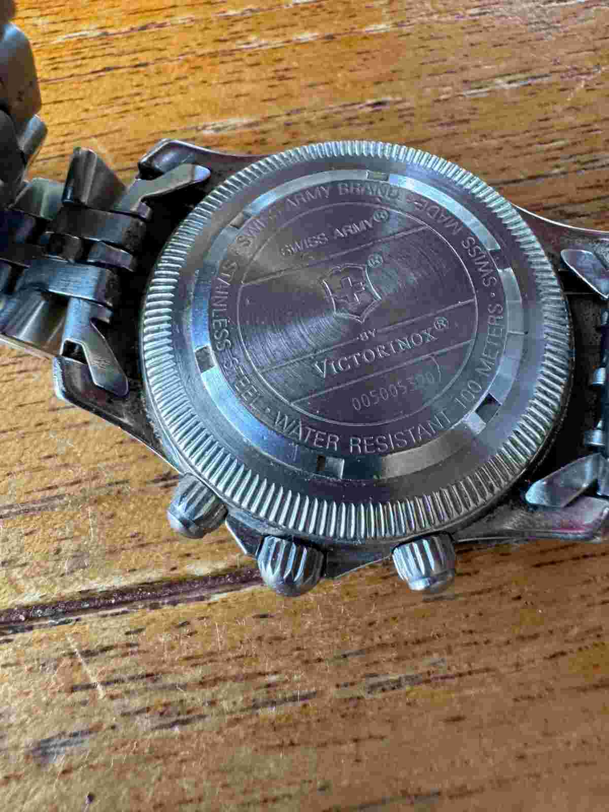 Swiss Army Stainless Steel Chronograph VP special edition watch