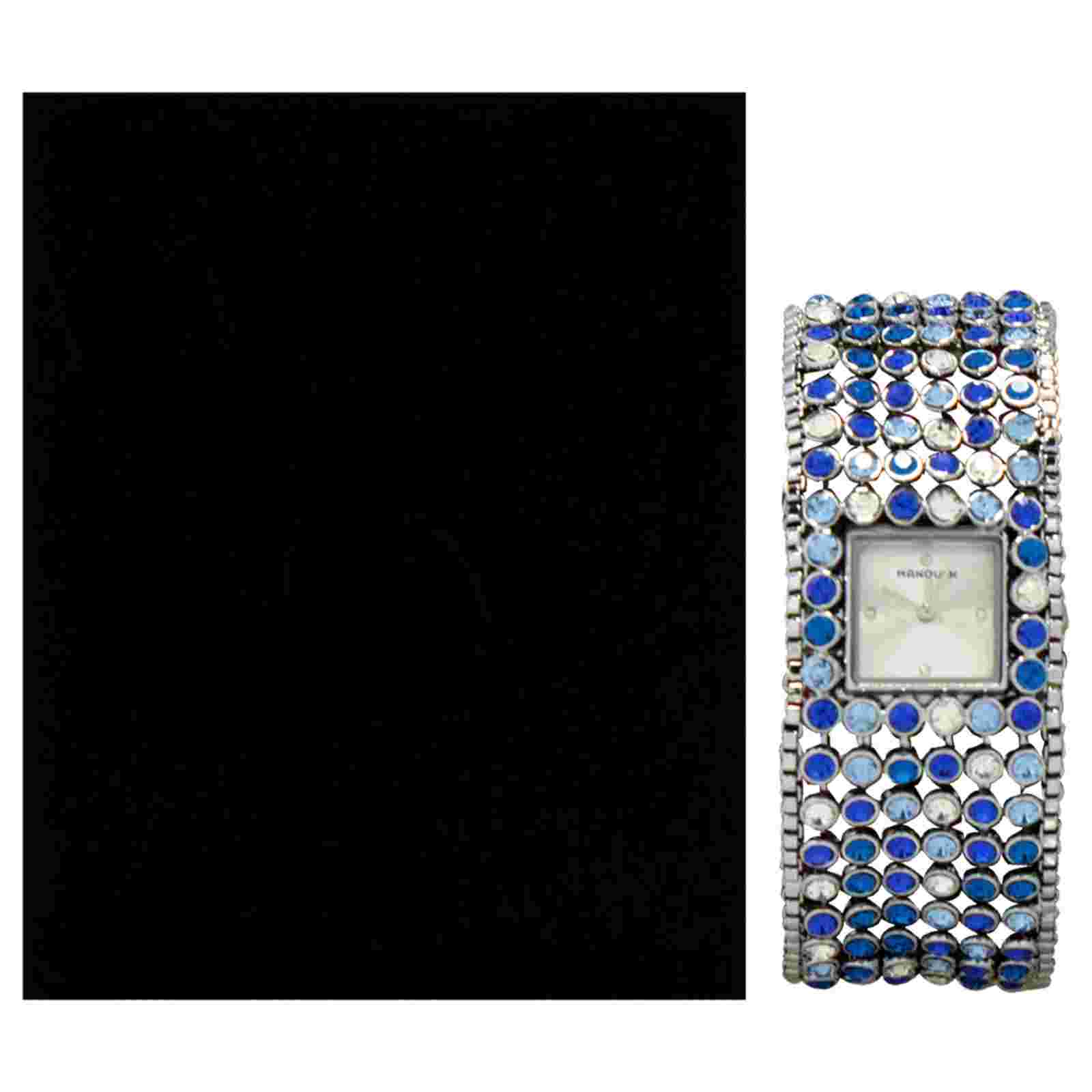 Mshmab Marilyn - Silver/blue Stainless Steel Bracelet Watch Manoush 1 PC