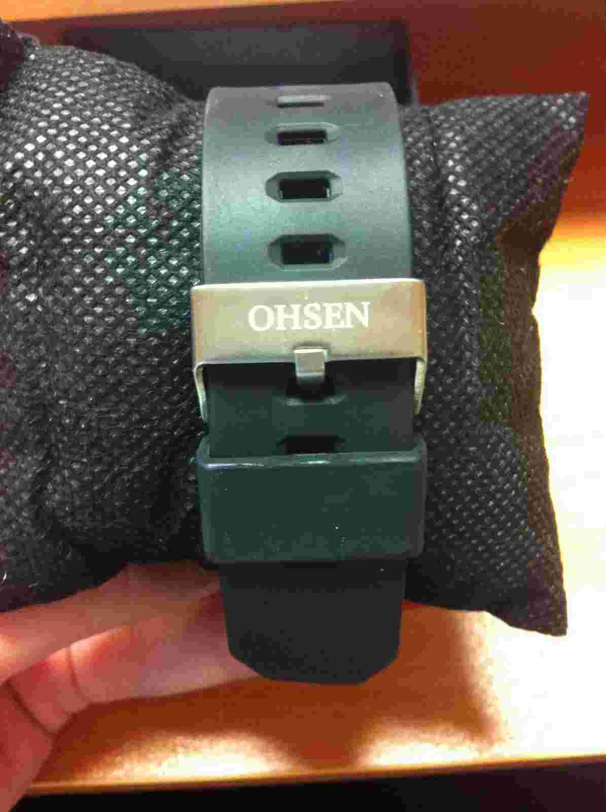 Black Men's Watch Ohsen Wristwatch